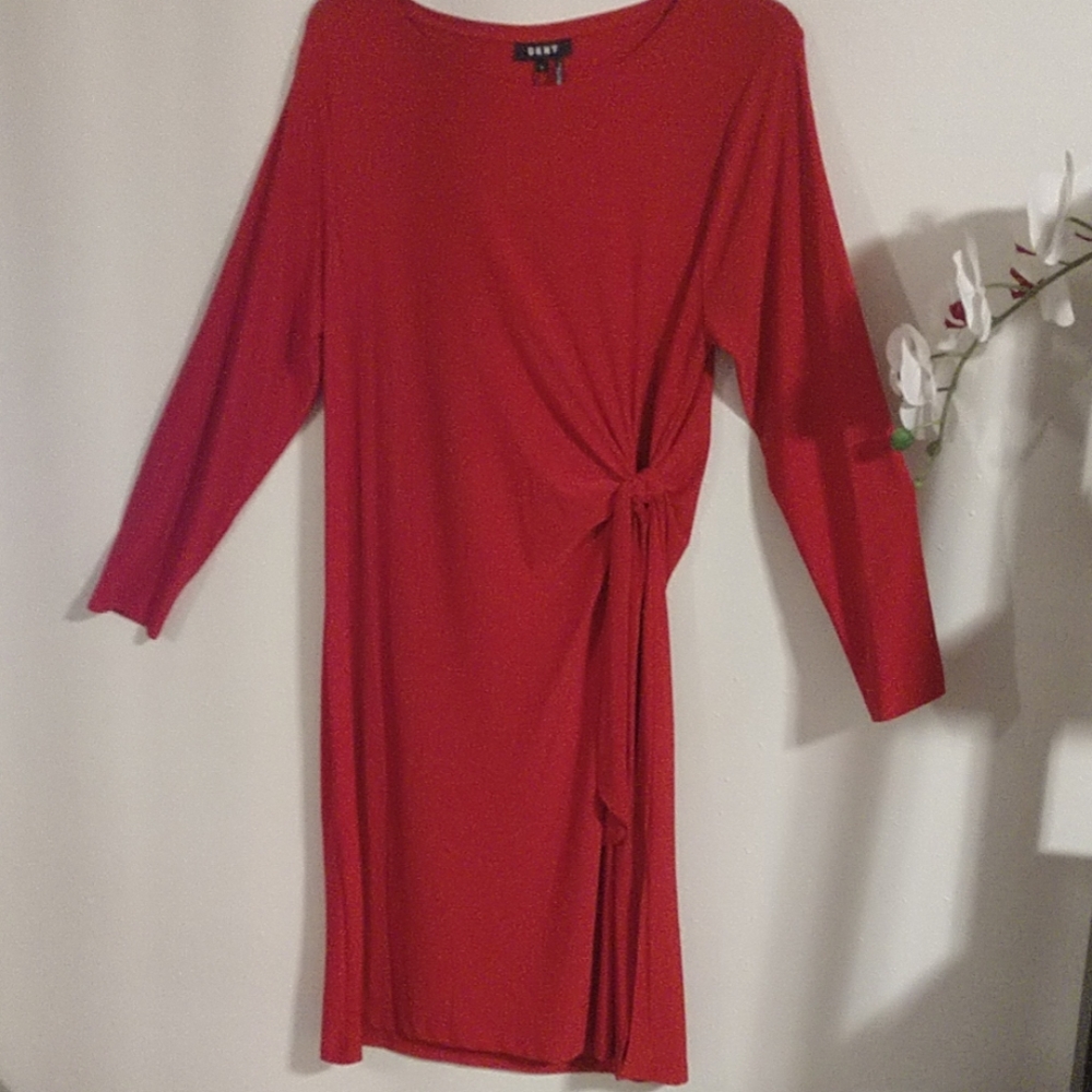 DKNY Side-tie Dress